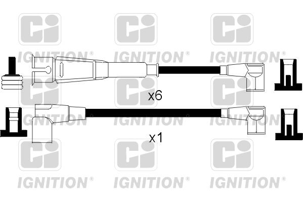 QUINTON HAZELL Комплект проводов зажигания XC901